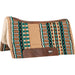 Cashel Blanket Top Performance 32x34 Saddle Pad Tack - Saddle Pads Cashel Tan/Green