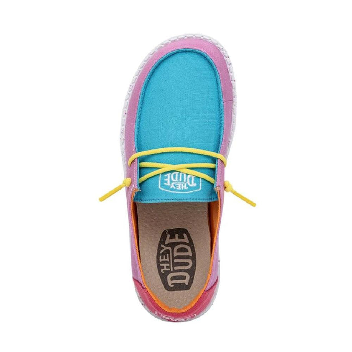 Hey Dude Youth Wendy Slub Canvas - Color Block KIDS - Footwear - Casual Shoes Hey Dude   