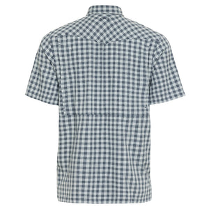 Gameguard Outdoors Plaid Pearl Snap Shirt - Deep Water MEN - Clothing - Shirts - Short Sleeve Shirts GameGuard   
