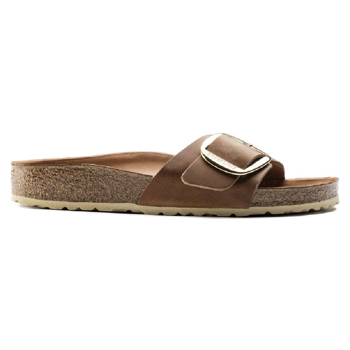 Birkenstock Madrid Big Buckle - Cognac Leather WOMEN - Footwear - Sandals Birkenstock   