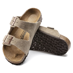 Birkenstock Kids Arizona - Taupe Suede KIDS - Girls - Footwear - Flip Flops & Sandals Birkenstock   