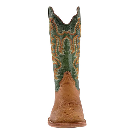 R. Watson Men's Antique Saddle Smooth Ostrich Boot MEN - Footwear - Exotic Western Boots R Watson   