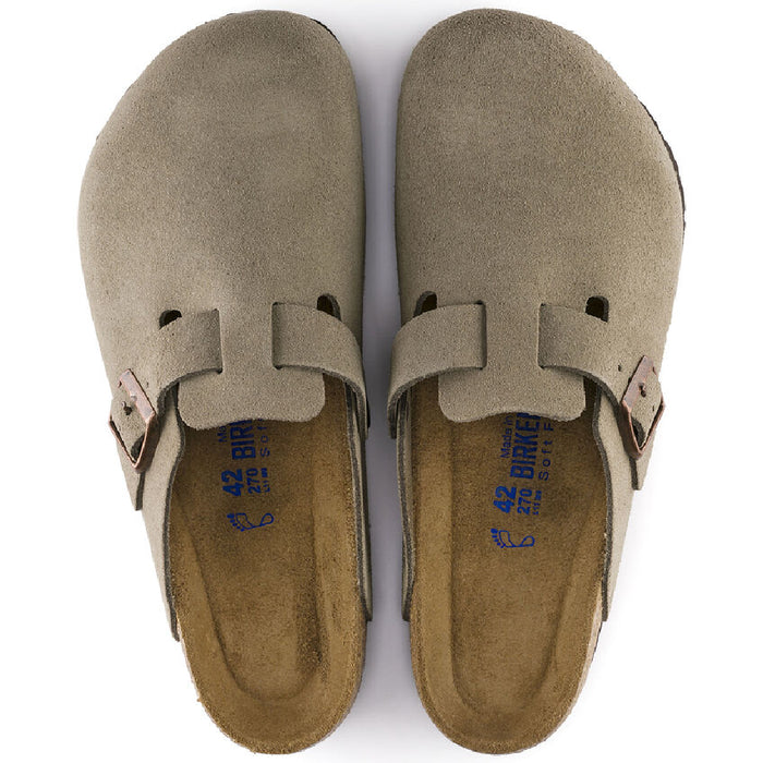 Birkenstock Boston SFB - Taupe Suede WOMEN - Footwear - Casuals Birkenstock   