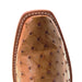 R. Watson Men's Antique Saddle Full Quill Ostrich Boot MEN - Footwear - Exotic Western Boots R Watson   