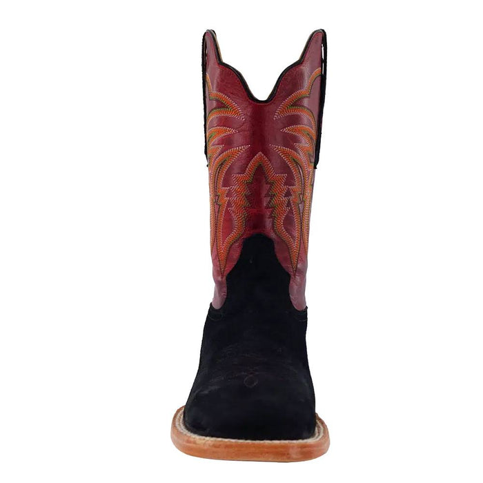 R. Watson Women's Black Boar Square Toe Boot WOMEN - Footwear - Boots - Western Boots R Watson