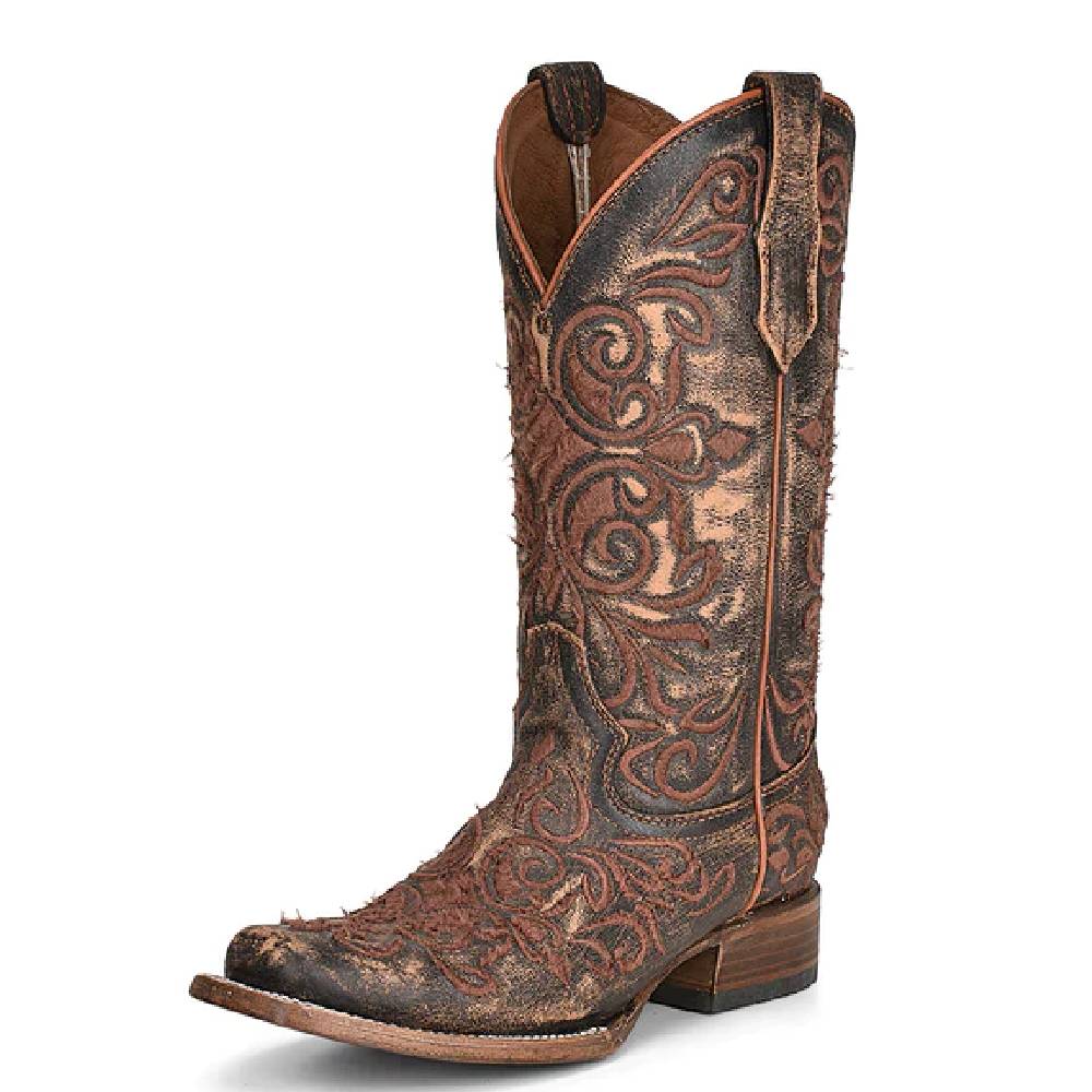 Circle G by Corral Embroidered Distressed Boot - FINAL SALE WOMEN - Footwear - Boots - Western Boots Corral Boots   