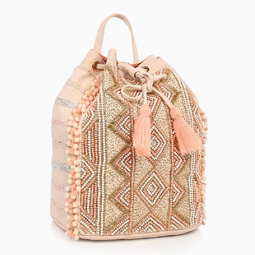 Rose Gold Embellished Backpack - FINAL SALE WOMEN - Accessories - Handbags - Backpacks America & Beyond