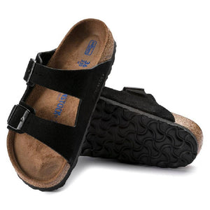 Birkenstock Arizona Suede - Black WOMEN - Footwear - Sandals Birkenstock   