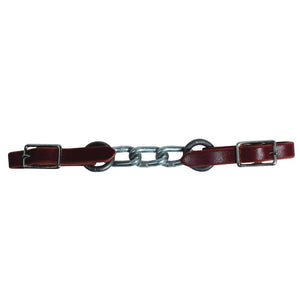 Professional's Choice Heavy 3 Link Curb Strap Harness Leather Tack - Bits, Spurs & Curbs - Curbs Professional's Choice Burgundy Latigo  