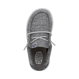 Hey Dude Toddler Wally Sport Knit - Light Grey KIDS - Baby - Baby Footwear Hey Dude