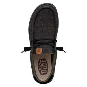 Hey Dude Wally Grid - Black - FINAL SALE MEN - Footwear - Casual Shoes Hey Dude   