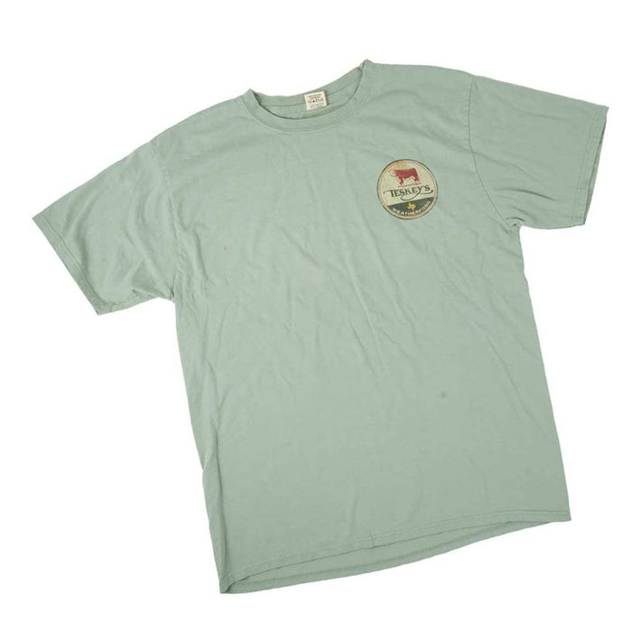 Teskey's Feed Barn Cow Tee - Agave TESKEY'S GEAR - SS T-Shirts Teskey's