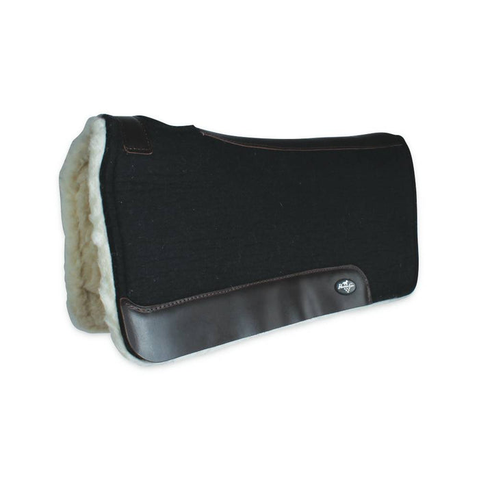 Professional's Choice Steam Pressed Fleece Bottom Pad Tack - Saddle Pads Professional's Choice 31"x32" Black 
