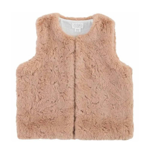 Mud Pie Toddler Faux Fur Vest - Tan KIDS - Baby - Baby Girl Clothing Mud Pie   