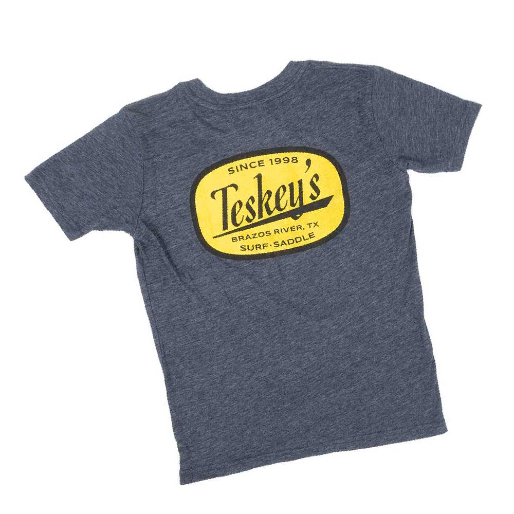 Teskey's Youth Brazos River Tee - Navy TESKEY'S GEAR - Youth SS Shirts Lakeshirts   