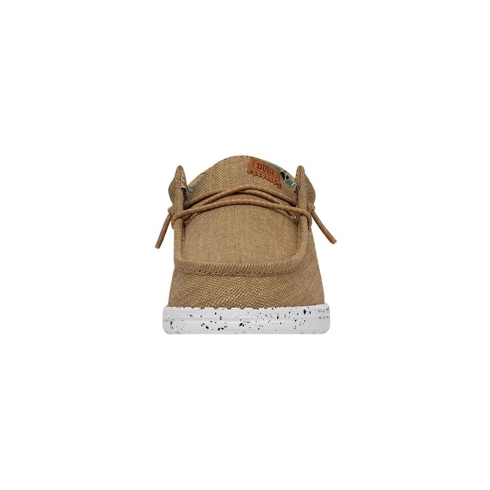 40567-267 Hey Dude Wally Youth Washed Canvas- Walnut