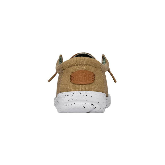 Hey Dude Youth Wally Washed Canvas - Walnut KIDS - Footwear - Casual Shoes Hey Dude