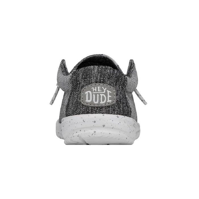 Hey Dude Youth Wally Sport Knit - Light Grey KIDS - Footwear - Casual Shoes Hey Dude   