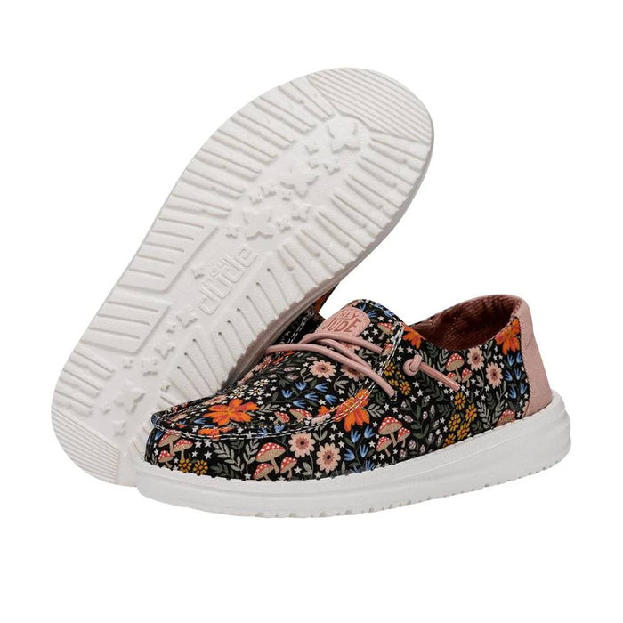 Hey Dude Youth Wendy Forager - Black/Multi KIDS - Footwear - Casual Shoes Hey Dude   
