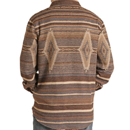 Rock & Roll Denim Men's Aztec Shirt Jacket MEN - Clothing - Outerwear - Jackets Panhandle   