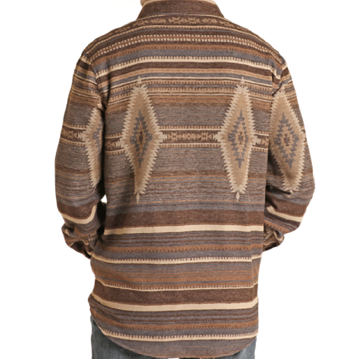 Rock & Roll Denim Men's Aztec Shirt Jacket MEN - Clothing - Outerwear - Jackets Panhandle   