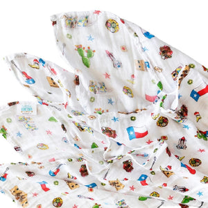 Texas Baby Muslin Swaddle Blanket KIDS - Baby - Baby Accessories Little Hometown   