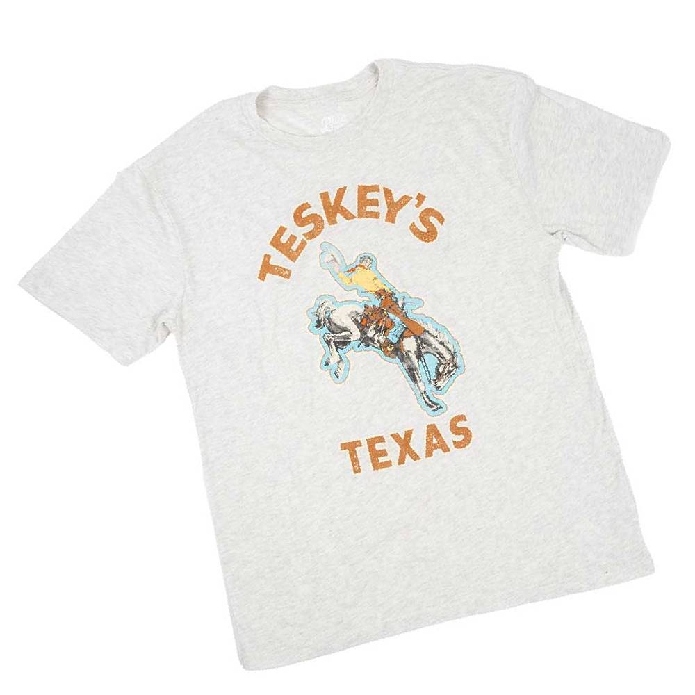 Teskey's Splendidly Bronco Tee - Oatmeal TESKEY'S GEAR - SS T-Shirts Lakeshirts   