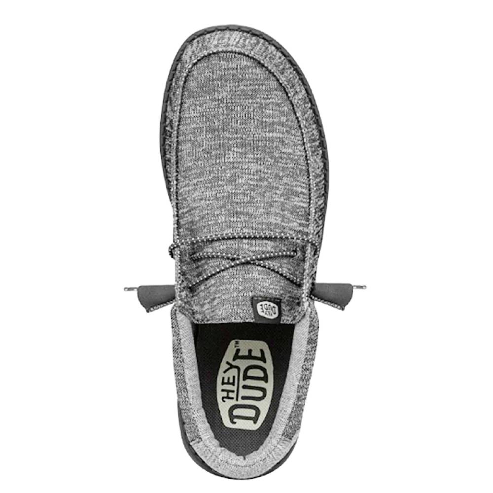 Hey Dude Wally Sport Knit Charcoal Teskeys