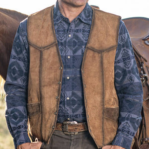 STS Ranchwear Men's Chisum Vest - Rusty Nail MEN - Clothing - Outerwear - Vests STS Ranchwear   