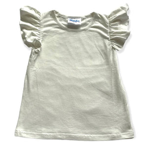 Shea Baby Girl's Ruffle Top - Cream KIDS - Baby - Baby Girl Clothing SHEA BABY   