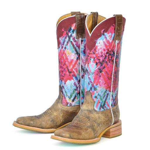 * Tin Haul Women's Square Toe Petals Boot - FINAL SALE