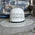 American Fancy Vent Ivory Open Crown Straw Hat HATS - STRAW HATS American Hat Co.   