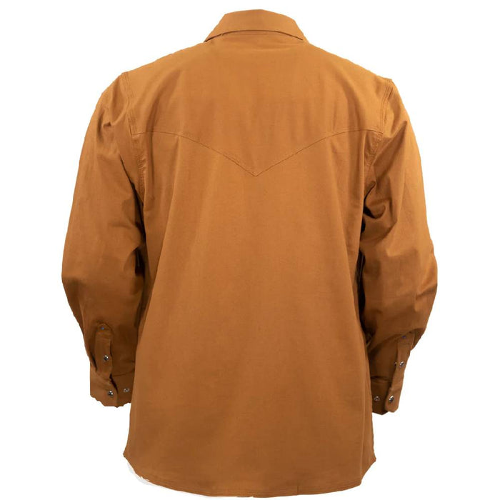 * Outback Trading Men's Everett Shirt - Burnt Orange - FINAL SALE MEN - Clothing - Shirts - Long Sleeve Outback Trading Co