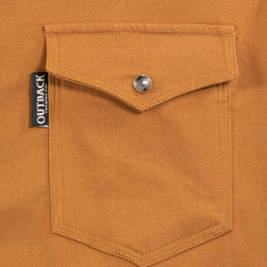 Outback Trading Men's Everett Shirt - Burnt Orange - FINAL SALE MEN - Clothing - Shirts - Long Sleeve Shirts Outback Trading Co   