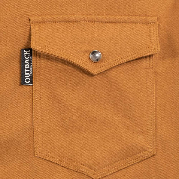 * Outback Trading Men's Everett Shirt - Burnt Orange - FINAL SALE MEN - Clothing - Shirts - Long Sleeve Outback Trading Co