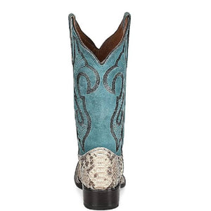 Corral Women's Turquoise Python Boot - FINAL SALE WOMEN - Footwear - Boots - Exotic Boots Corral Boots   