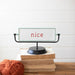 Naughty & Nice Enamel Flip Sign HOME & GIFTS - Home Decor - Seasonal Decor Kalalou   