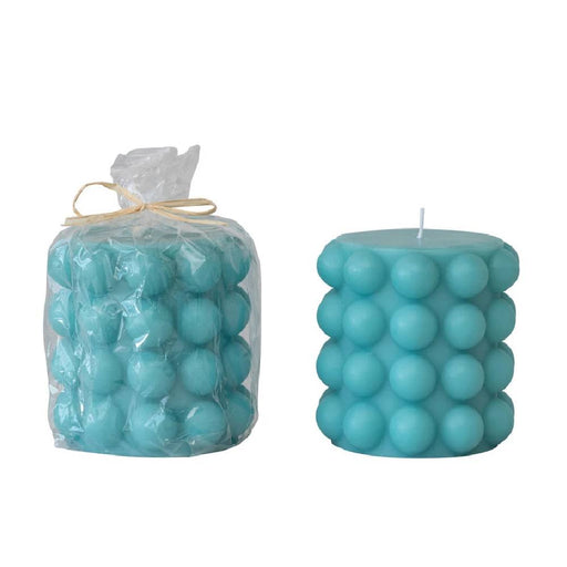 Round Hobnail Pillar Candle - FINAL SALE HOME & GIFTS - Home Decor - Candles + Diffusers Creative Co-Op   