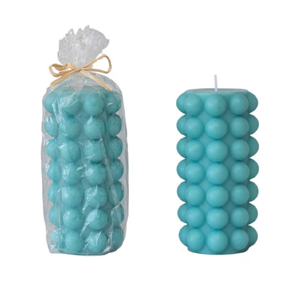 Round Hobnail Pillar Candle - FINAL SALE HOME & GIFTS - Home Decor - Candles + Diffusers Creative Co-Op   