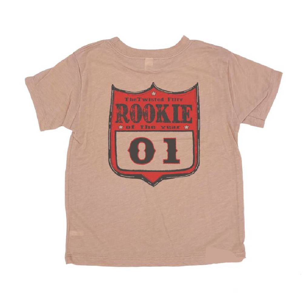 Toddler "Rookie Of The Year" Tee - Dusty Rose KIDS - Baby - Baby Boy Clothing The Twisted Filly   