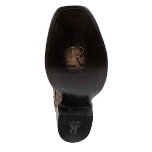 R. Watson Chocolate Caiman Tail Boot - FINAL SALE MEN - Footwear - Exotic Western Boots R Watson   