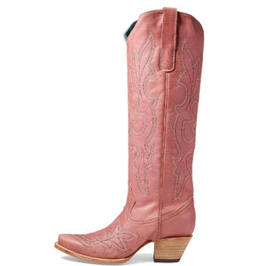 Corral Women's Tall Pink Embroidery Boot WOMEN - Footwear - Boots - Western Boots Corral Boots   