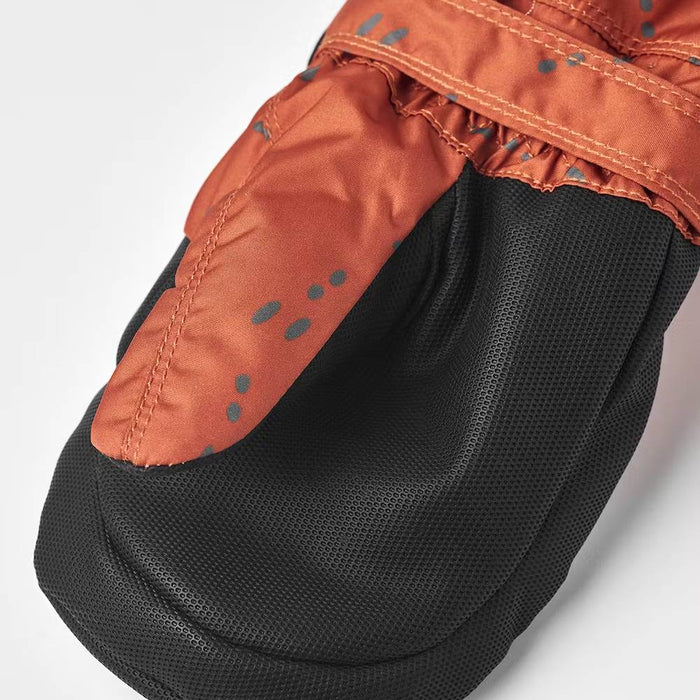 Hestra Baby Zip Long Mitt - Orange Print KIDS - Accessories - Gloves & Scarves Hestra   