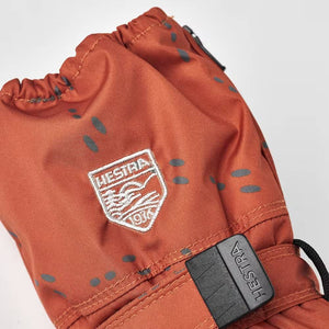 Hestra Baby Zip Long Mitt - Orange Print KIDS - Accessories - Gloves & Scarves Hestra   