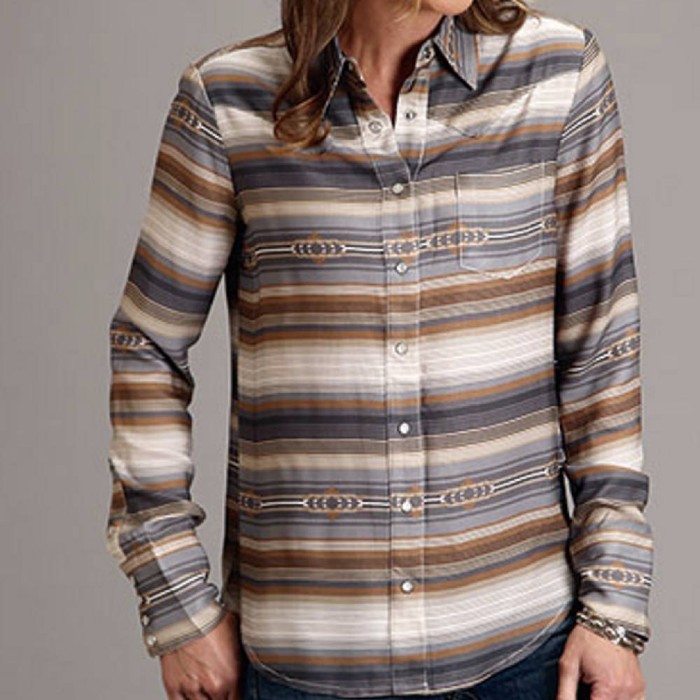 Serape Pearl Snap Shirt