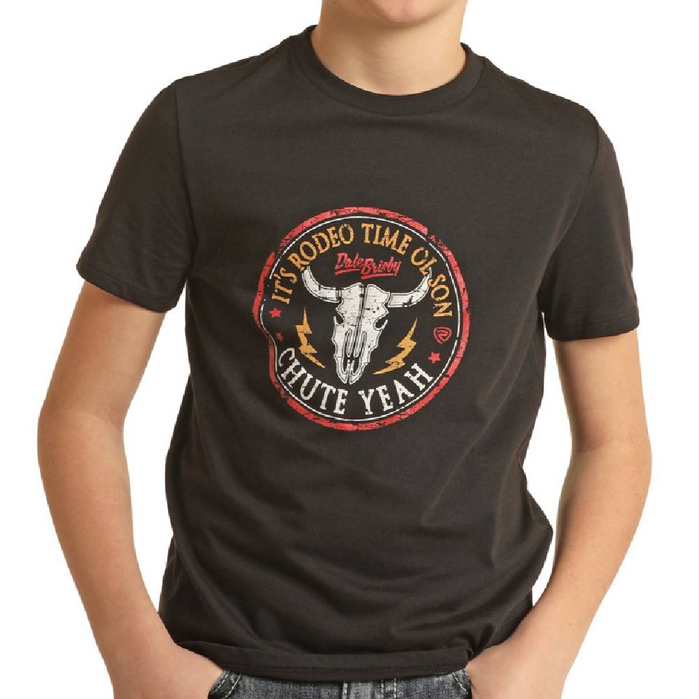 Rock & Roll Denim Boy's Dale Brisby Chute Yeah Graphic Tee KIDS - Boys - Clothing - T-Shirts & Tank Tops Panhandle   