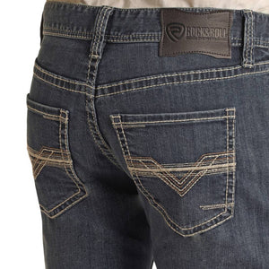 Rock & Roll Denim Men's Pistol Regular Tapered Bootcut Jean MEN - Clothing - Jeans Panhandle   