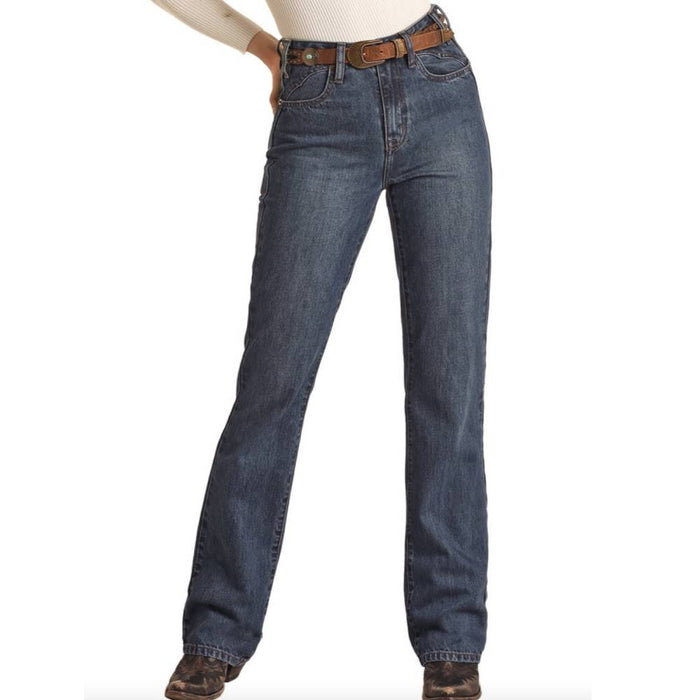 Rock & Roll Denim Women's High Rise Bootcut Jean WOMEN - Clothing - Jeans Panhandle   