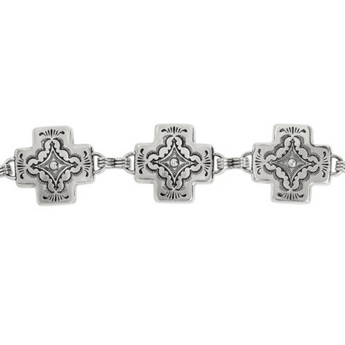 Tony Lama Black Nizhoni Cross Belt WOMEN - Accessories - Belts Leegin Creative Leather/Brighton   