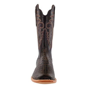 R. Watson Men's Golden Chocolate Caiman Belly Boot MEN - Footwear - Exotic Western Boots R Watson   